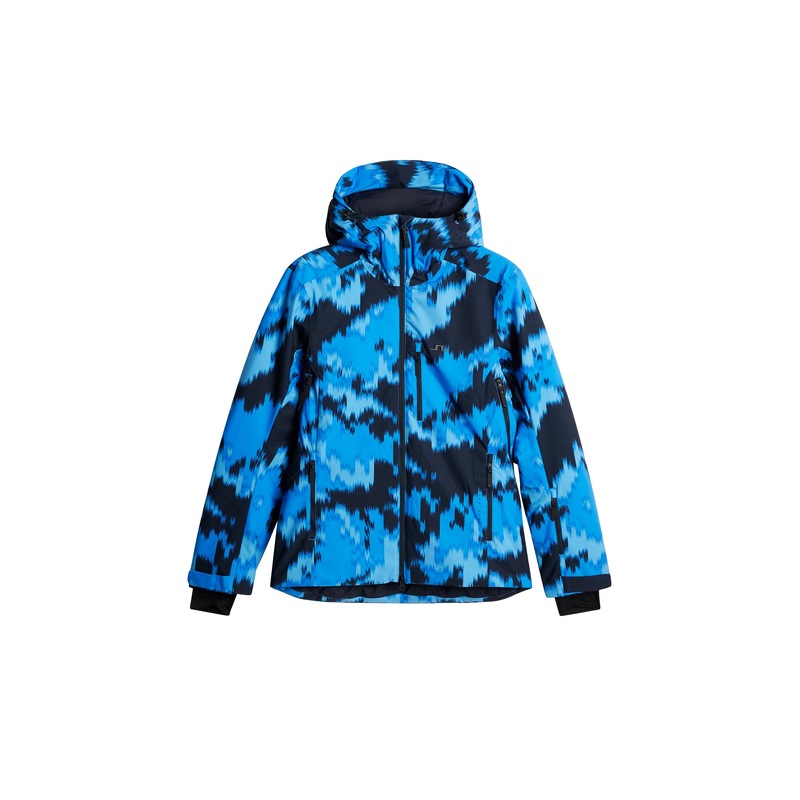 Ace Jacket Printed / Warp Sonic Blue L