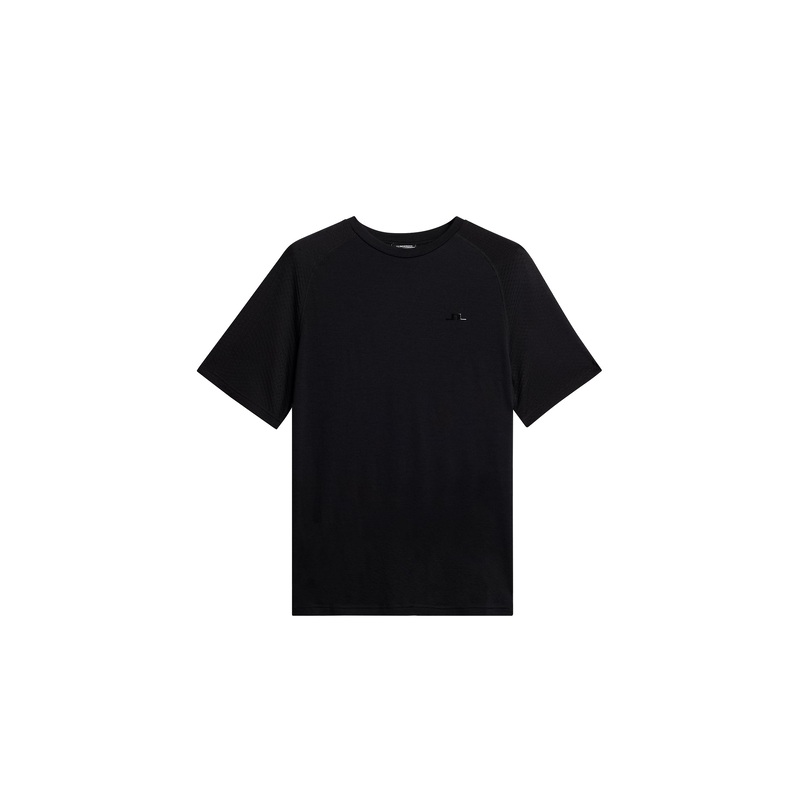 Brent Wool T-shirt / Black