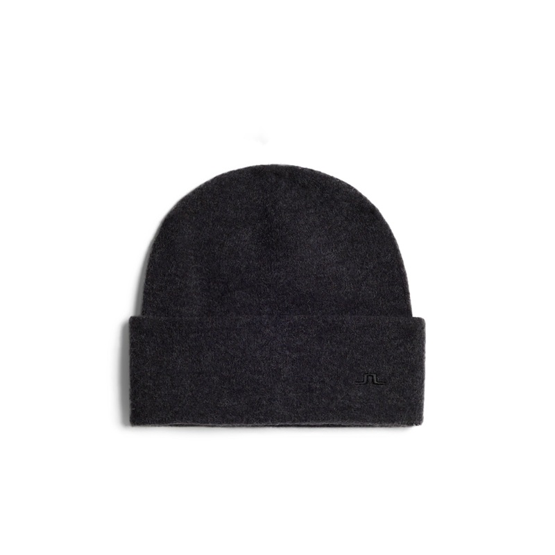 Diamond Alpaca Mix Hat / Black Melange