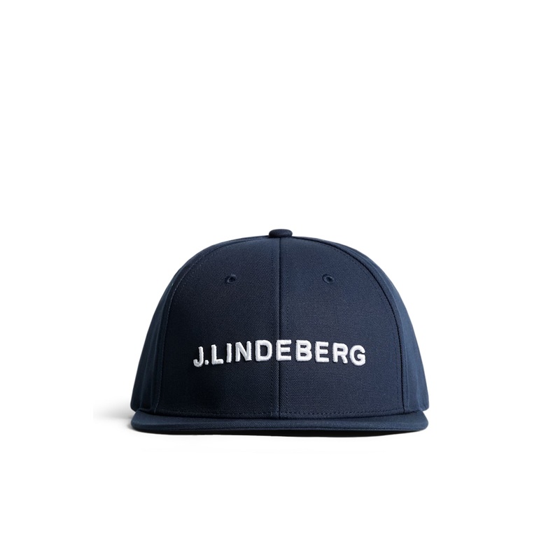 Flat peak Cap / JL Navy