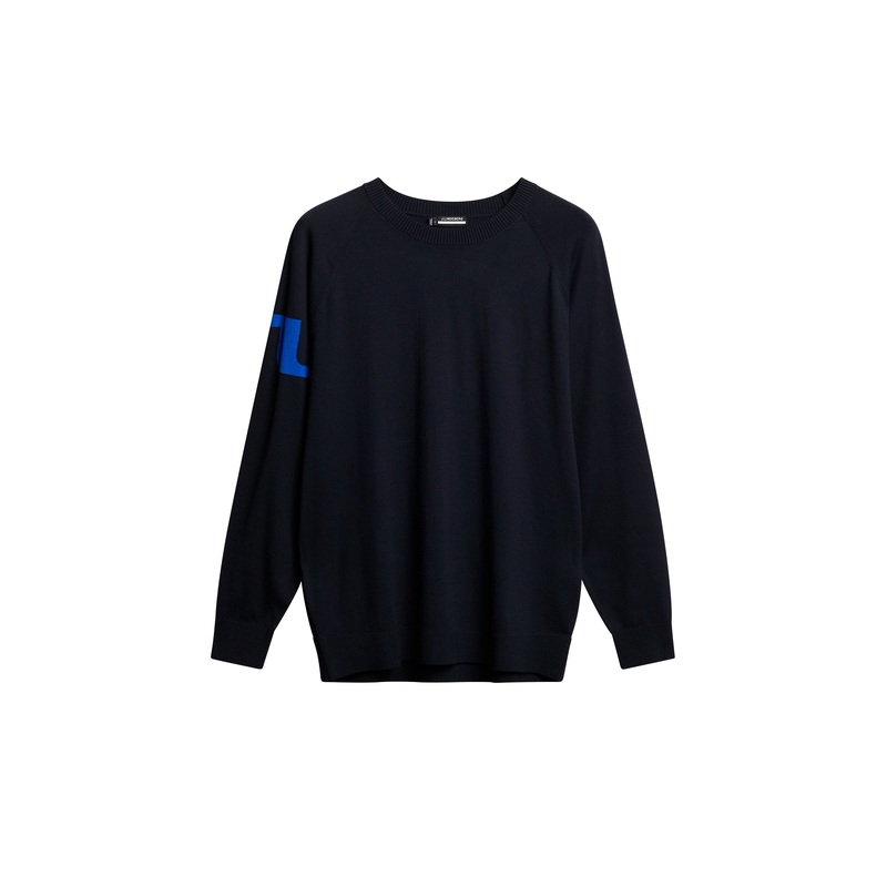 Gusten Knitted Sweater / JL Navy