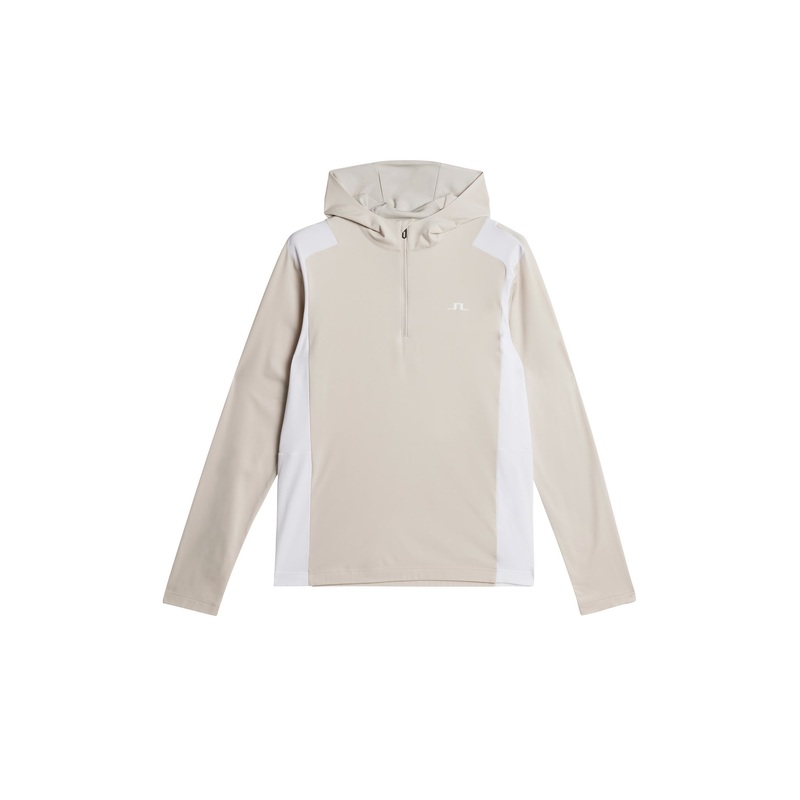 Lukas Quarter Zip Hood / Moonbeam
