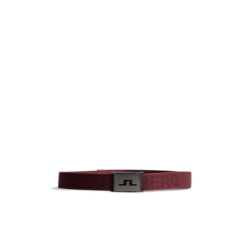 Roy Logo Webbing Belt / Cabernet