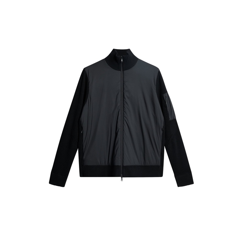 Beck Knitted Hybrid Jacket / Black