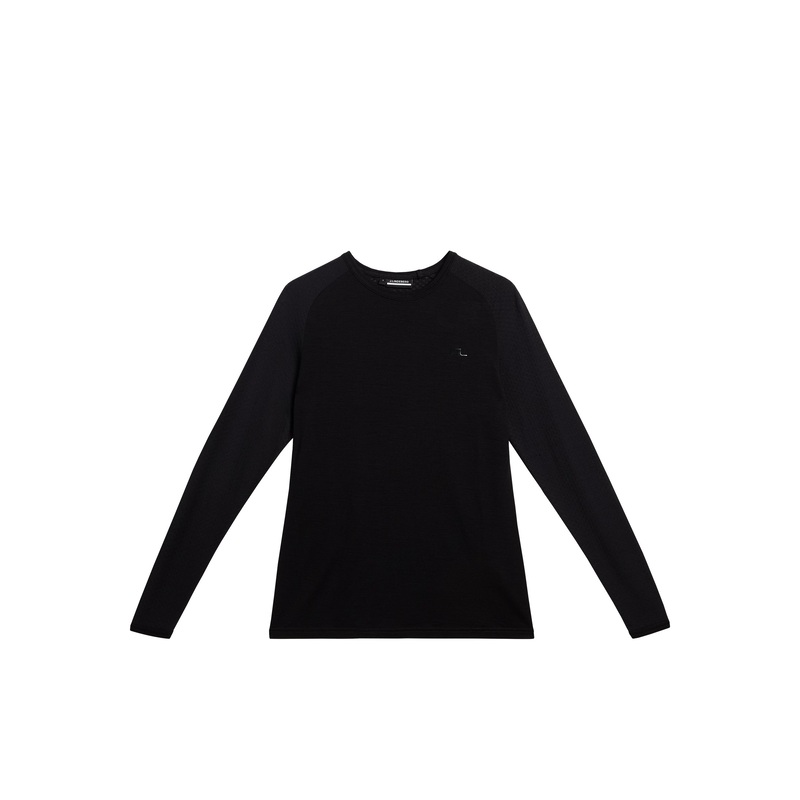 Bella Wool LS T-shirt / Black