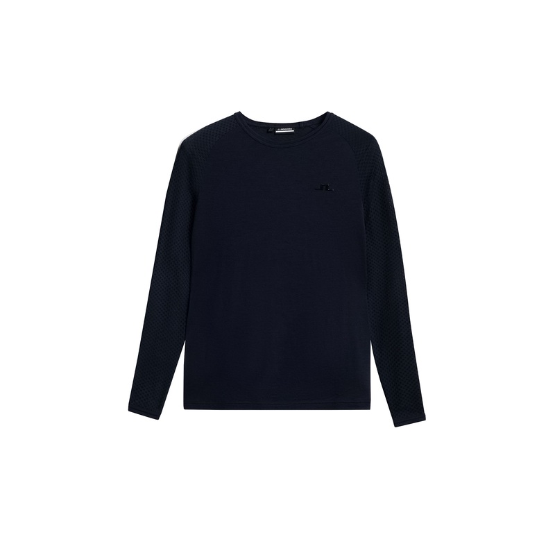 Bella Wool LS T-shirt / JL Navy