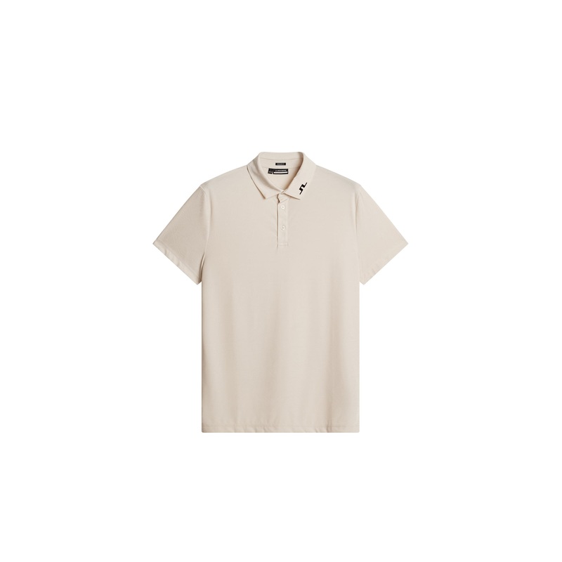 Bison  Regular Jacquard Polo / Moonbeam