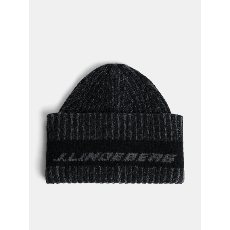 Enso Plated Beanie / Black