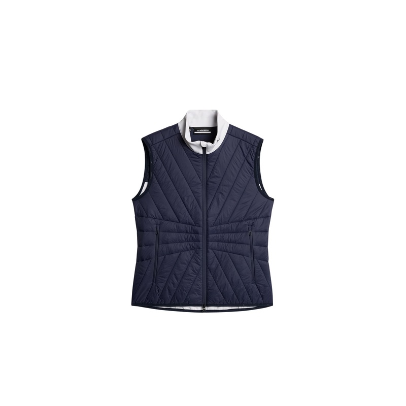 Holma Quilt Hybrid Vest / JL Navy