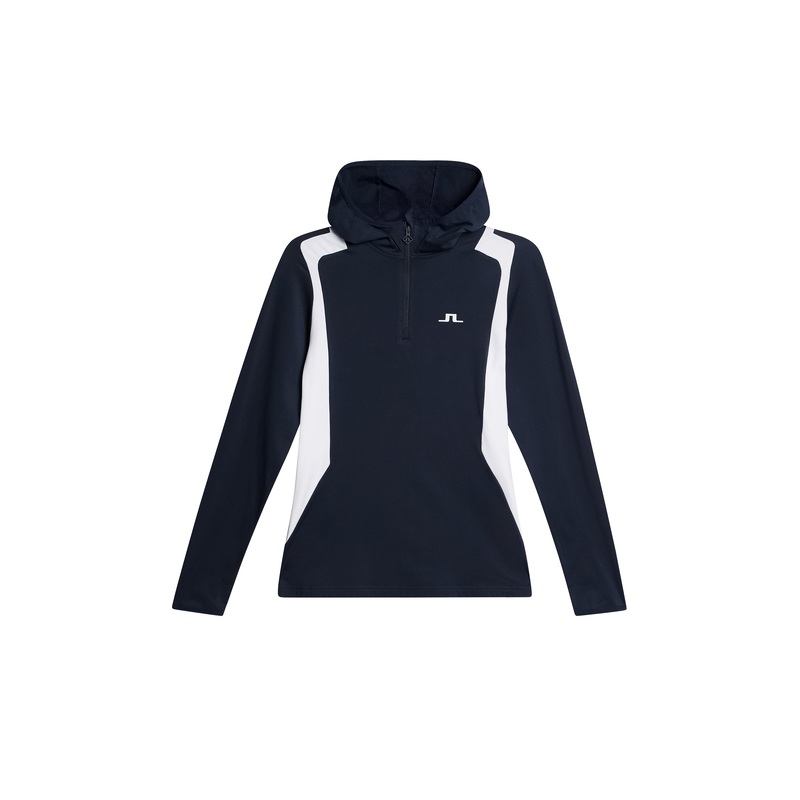 Mae Quarter Zip Hood / JL Navy