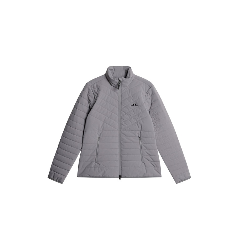 Marble Quilted Jacket / Night Owl