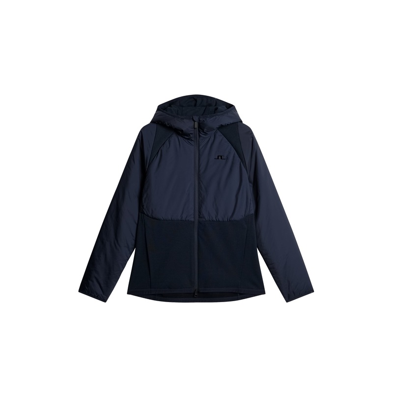 Shona Hybrid Hood Jacket / JL Navy
