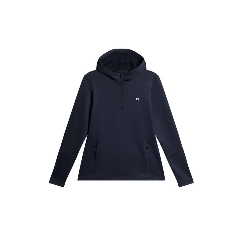 W Aerial Quarter Zip Hood / JL Navy