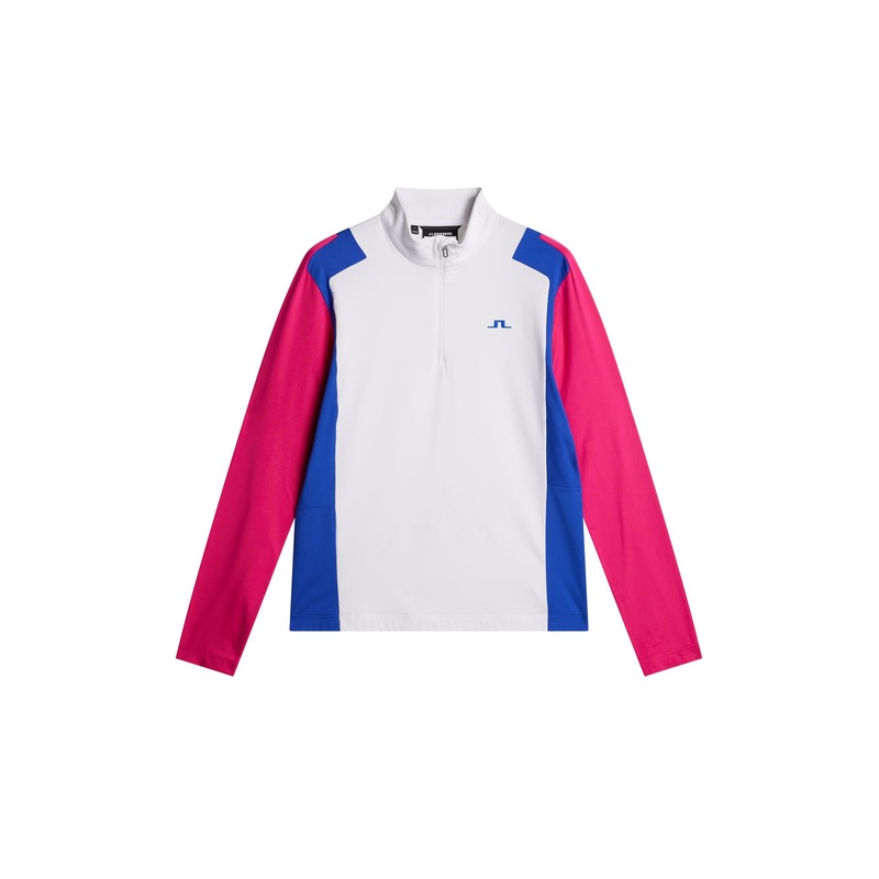Lukas Quarter Zip Mid Layer / Pink Peacock
