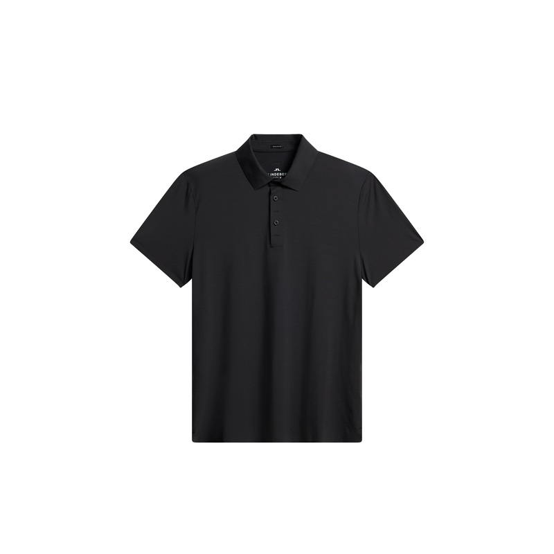 Melvin Regular Fit Polo / Black