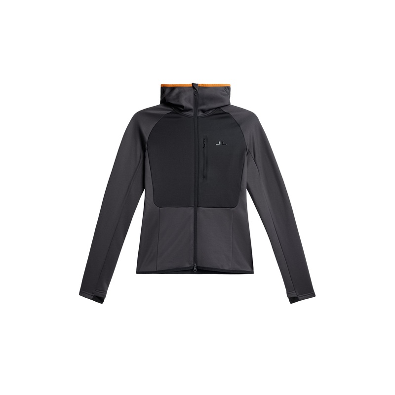 Elana Full Zip Hood / Asphalt