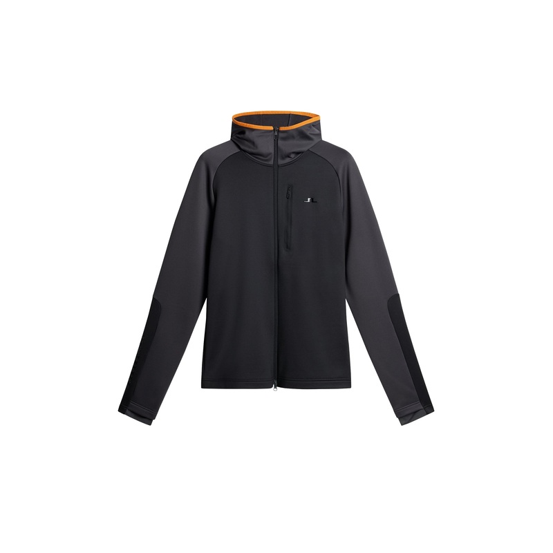 Elevation Full Zip Hood / Black