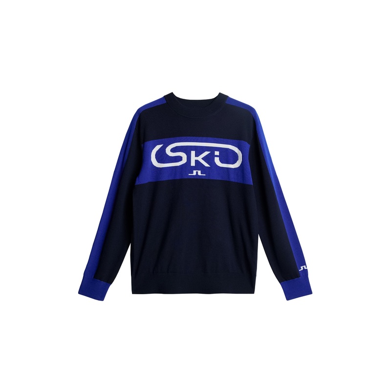 Kirby Knitted Sweater / JL Navy