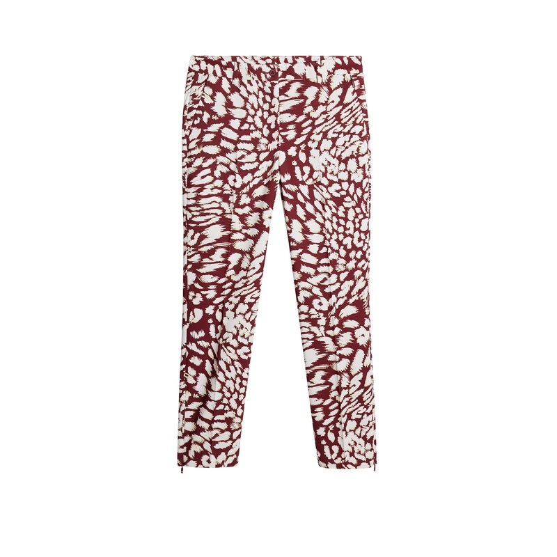 Pia Print Pant / Glitch Leo Lime