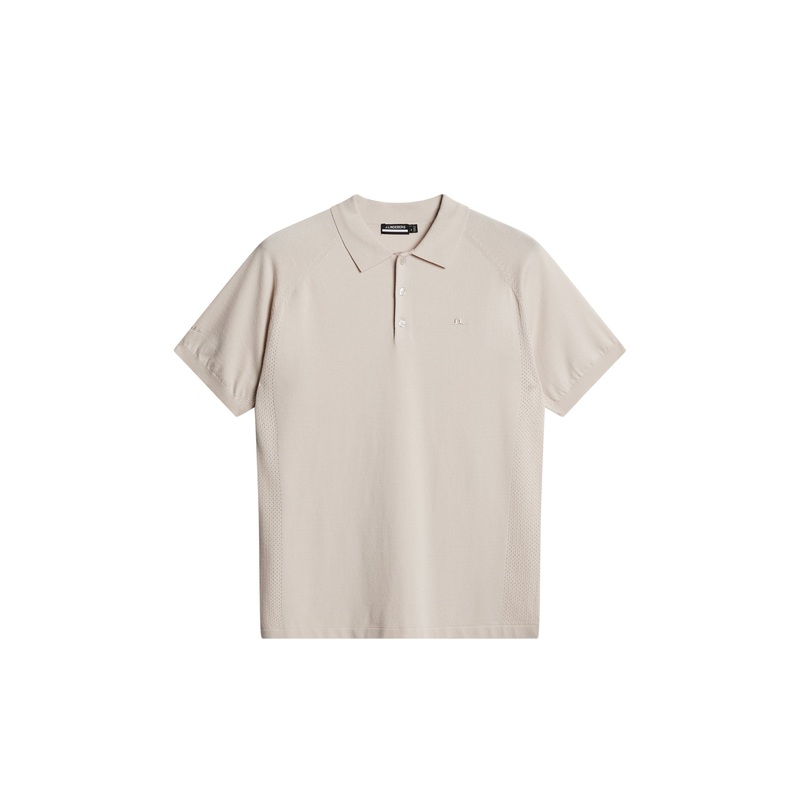 Martin Knit Polo / Moonbeam
