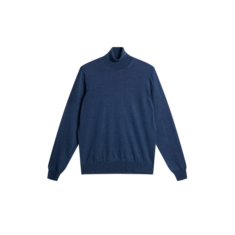 Kaden Merino Turtle Neck / Key Largo Melange