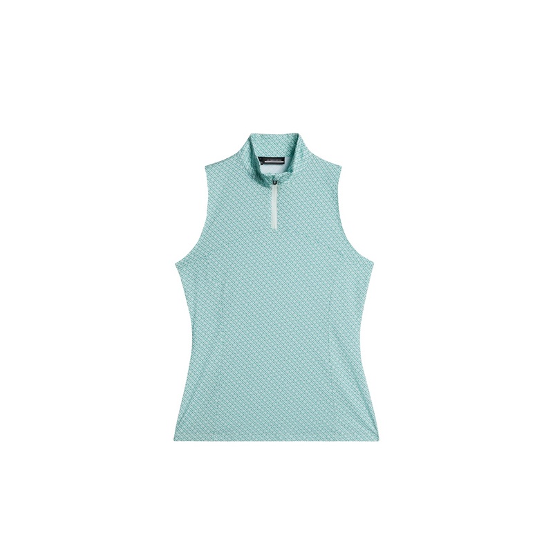 Tiana Print Sleeveless Top / Tone Bridge Moonlight S