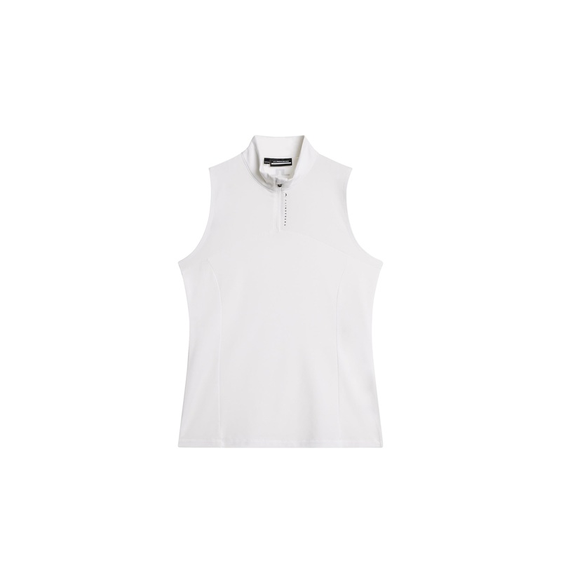 Tiana Sleeveless Top / White