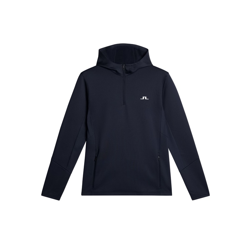 Aerial Quarter Zip Hood / JL Navy