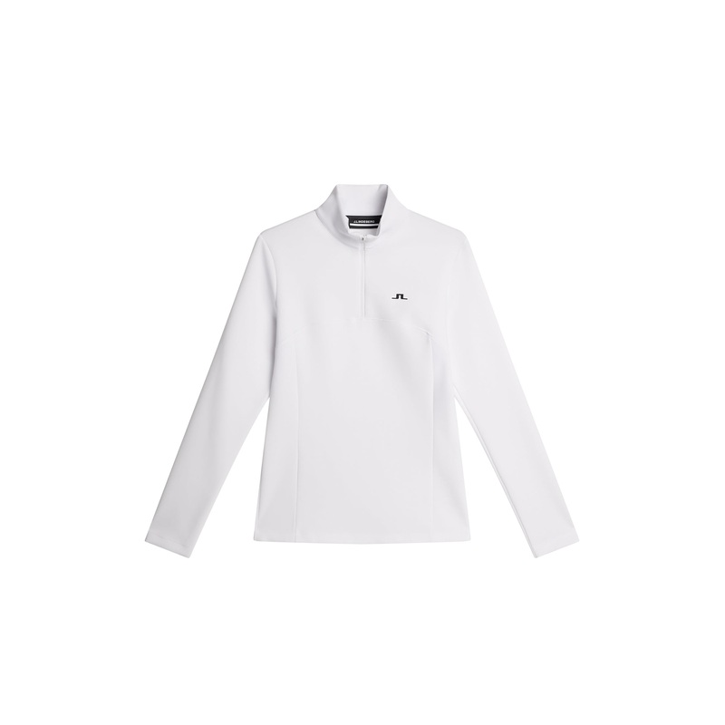 Lorelei Quarter Zip Mid Layer / White