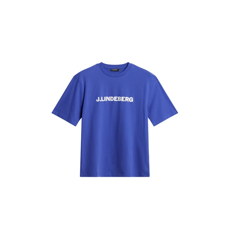 Parcy Logo Tee / Clematis Blue