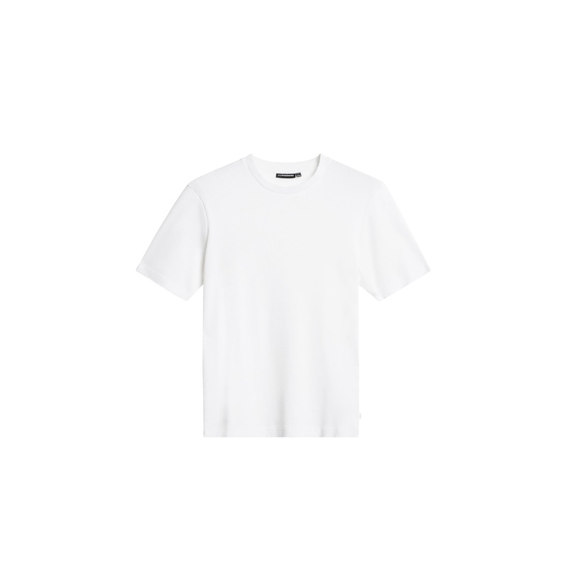 Rob Slim Rib Tee / White