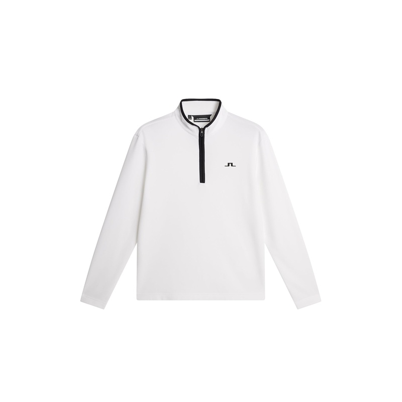 Clide Quarter Zip Mid Layer / White