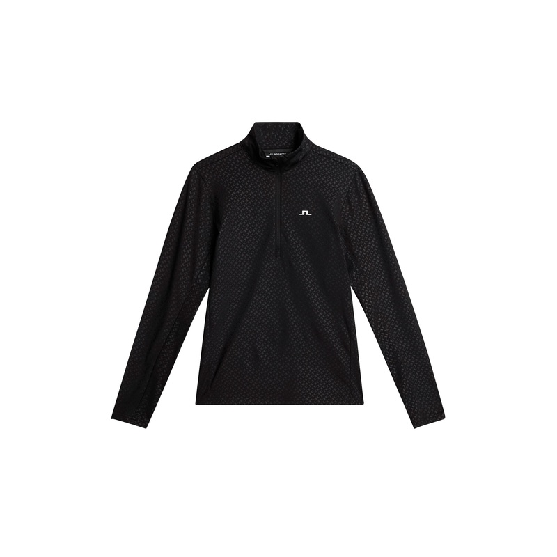 Lauryn Quarter Zip Mid Layer / Black