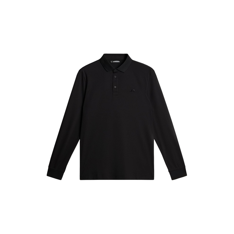 Gustaf LS Polo / Black