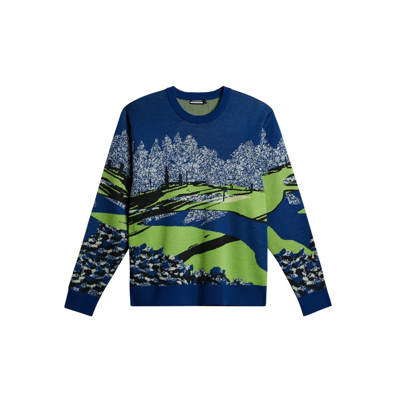 Alexander Jacquard Sweater / Watercolor Jacquard Estate
