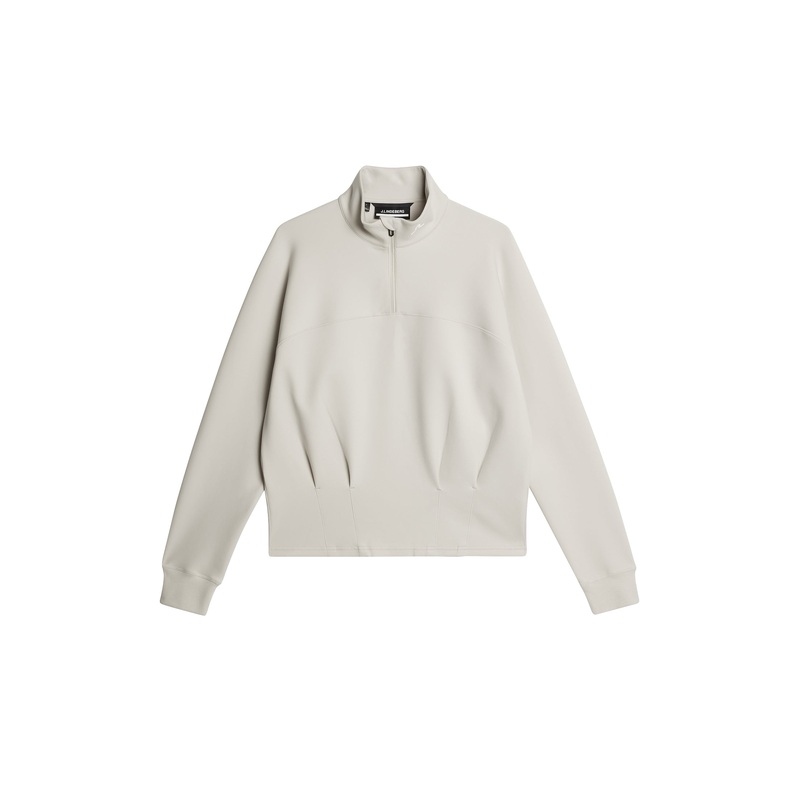 Jodi Quarter Zip Sweatshirt / Moonbeam