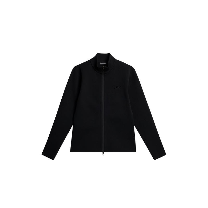 Bell Tech Knit Zip Sweater / Black