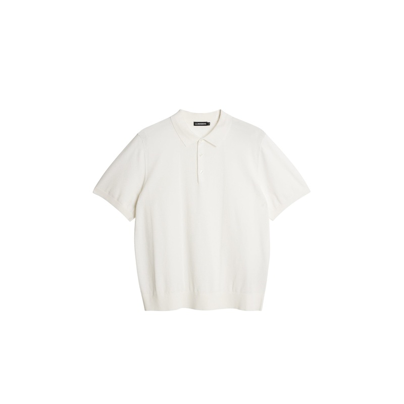 Reymond Solid Stripe Polo / White