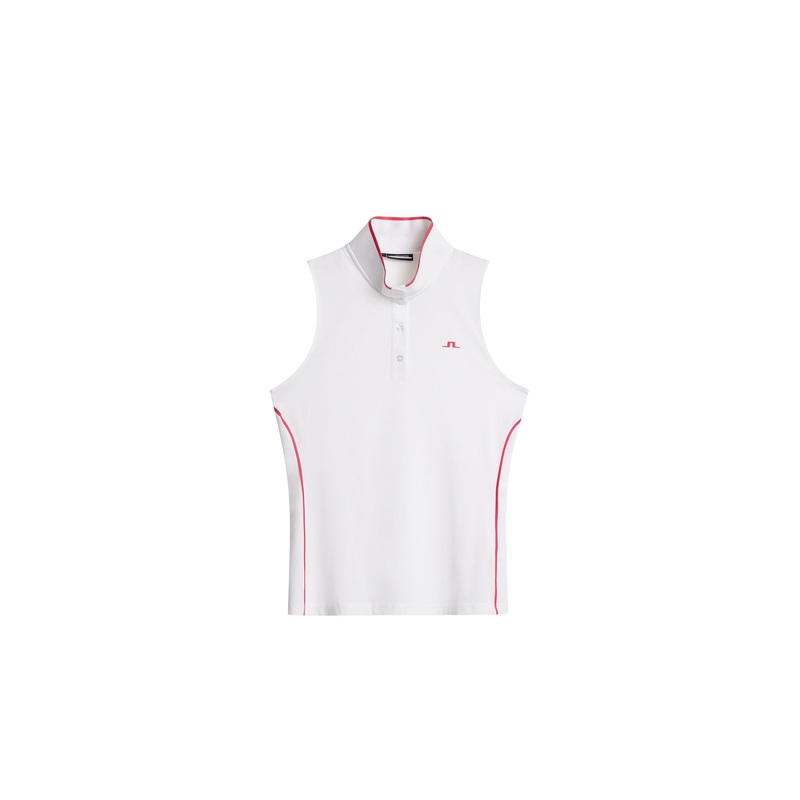 Lili Sleeveless Top / White