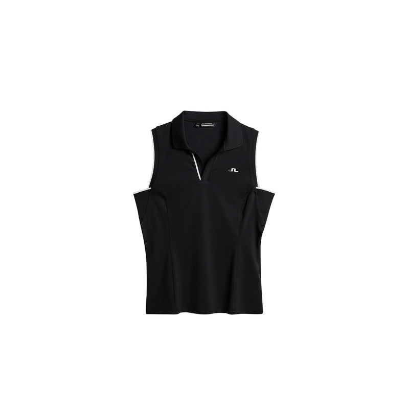 Viola Sleeveless Top / Black