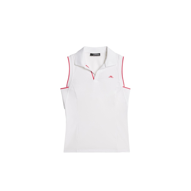 Viola Sleeveless Top / White