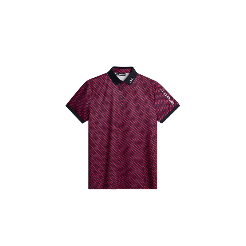 Tour Tech Print Polo / Tour Geo Navy S