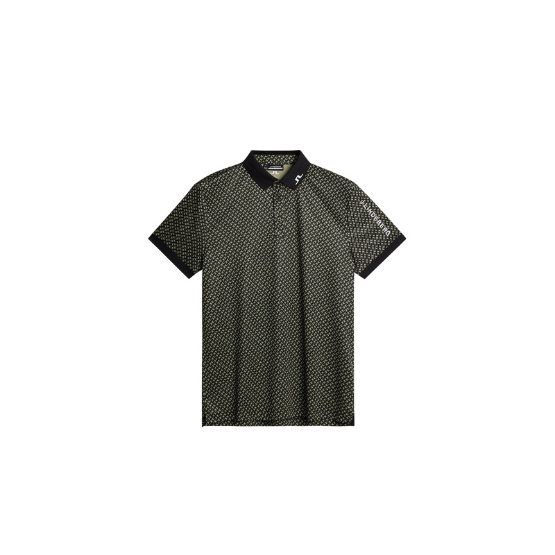 Tour Tech Print Polo / Tour Geo Olive S