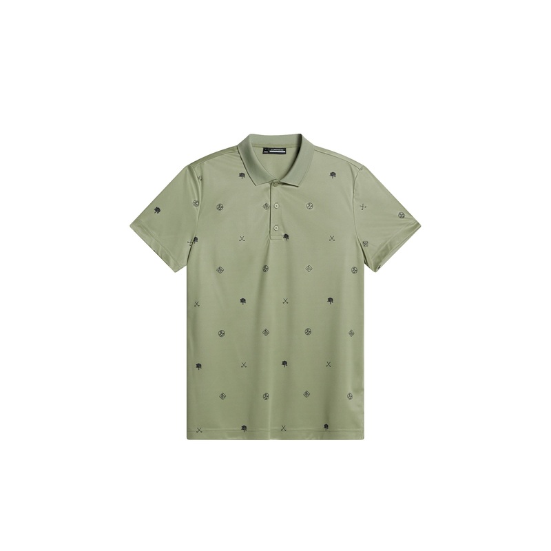 Club House Motif Polo / Golf Micro Olive S