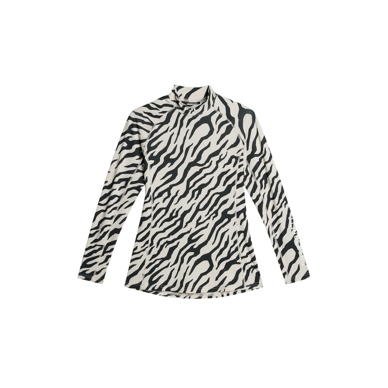 Ella Print Compression Top / Tour Tiger Moonbeam M