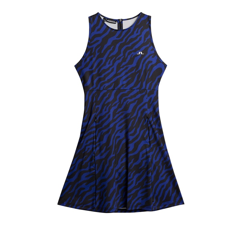 Cora Print Dress / Tour Tiger Clematis M