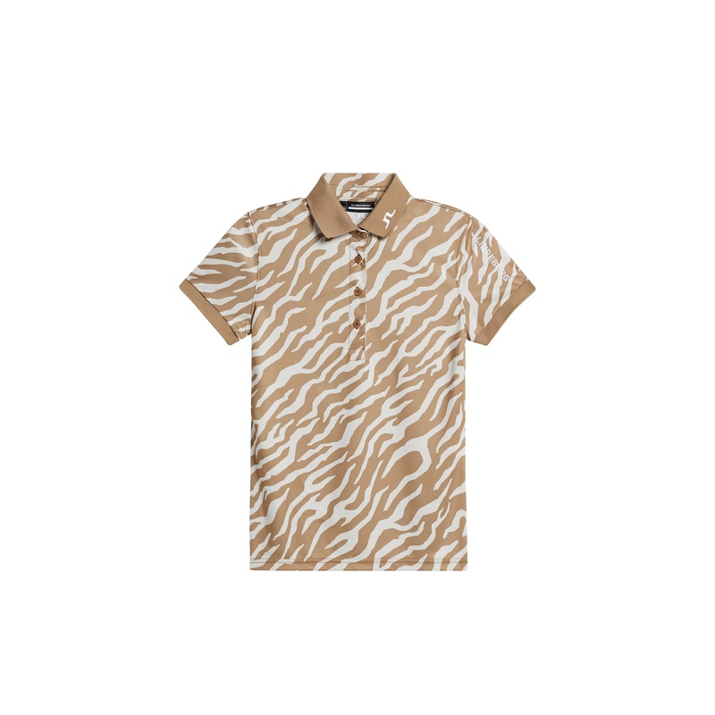 Tour Tech Print Polo / Tour Tiger Tigers Eye M
