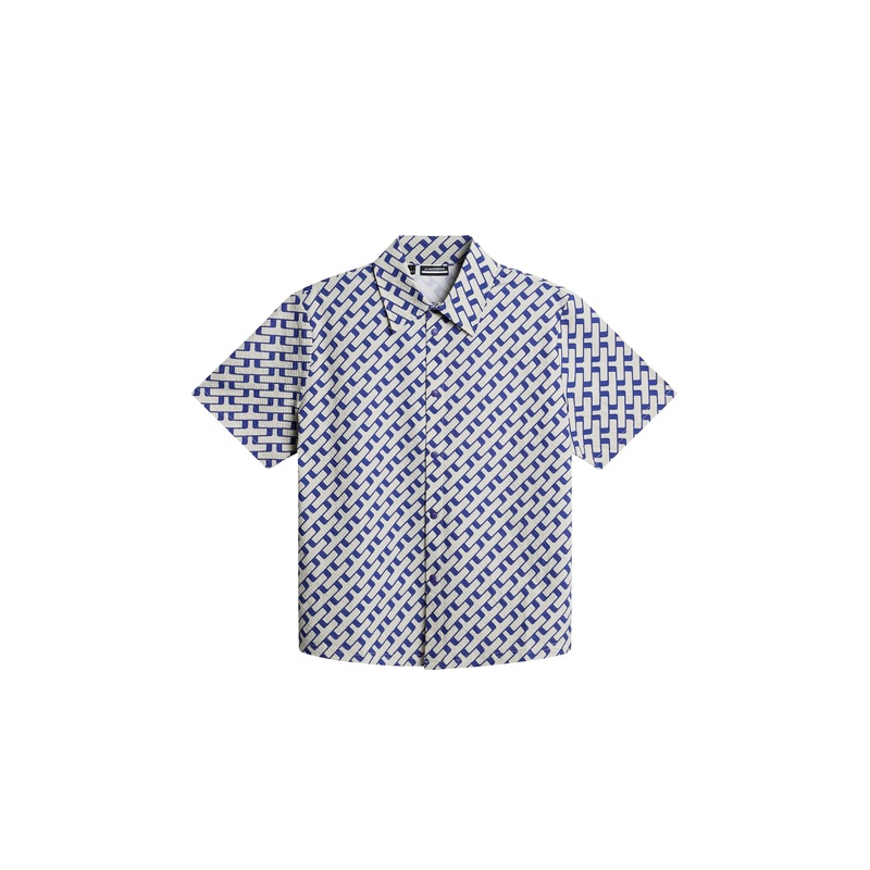 Linda Printed Shirt / Tour Geo Moonbeam M