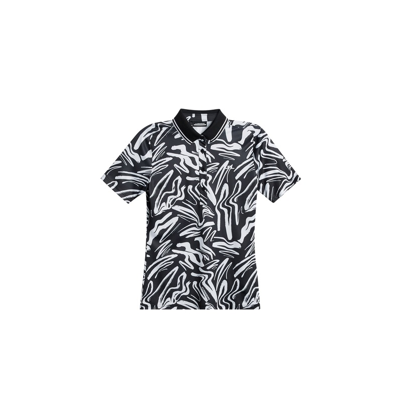 Georgia Print Polo / Scribble JL white