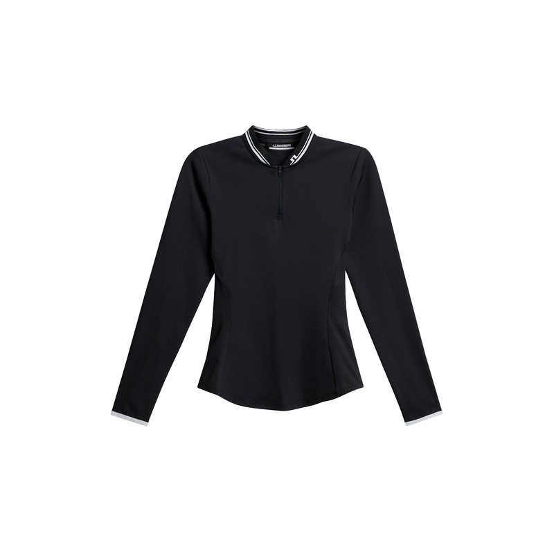 Harper Quarter Zip Mid Layer / Black